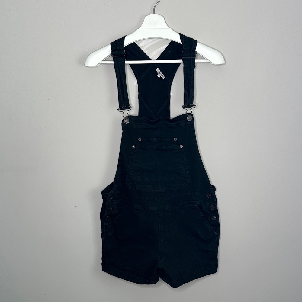 Brandy Melville Black Denim Overalls